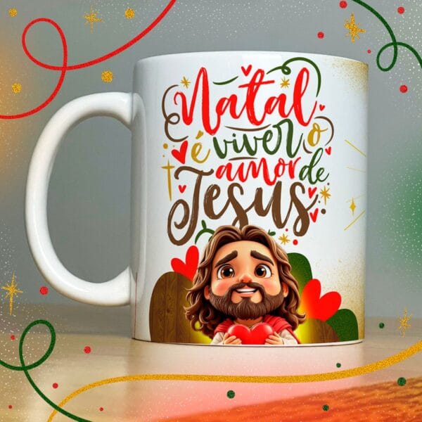 40 Estampas Caneca Natalinas Elementos Ilustracoes Frases 8