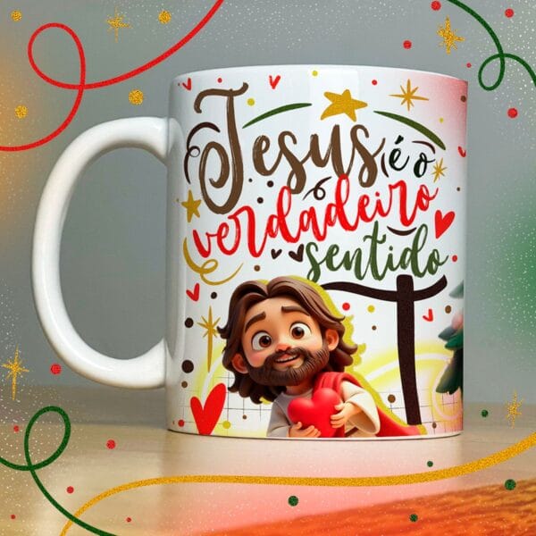 40 Estampas Caneca Natalinas Elementos Ilustracoes Frases 9