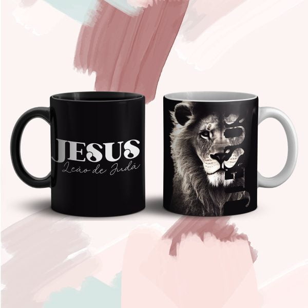 45 Artes Caneca Religiosa Gospel Cristão Sublimação em JPG