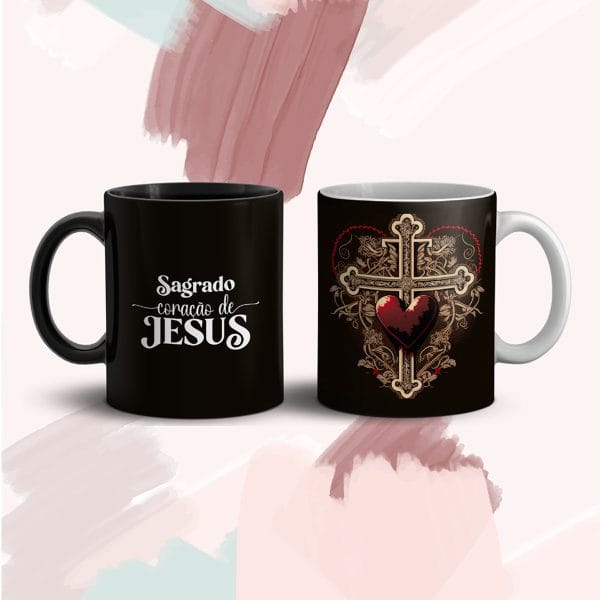 45 Artes Caneca Religiosa Gospel Cristão Sublimação em JPG