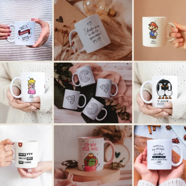 52 Designs Românticos para Caneca - Dia dos Namorados