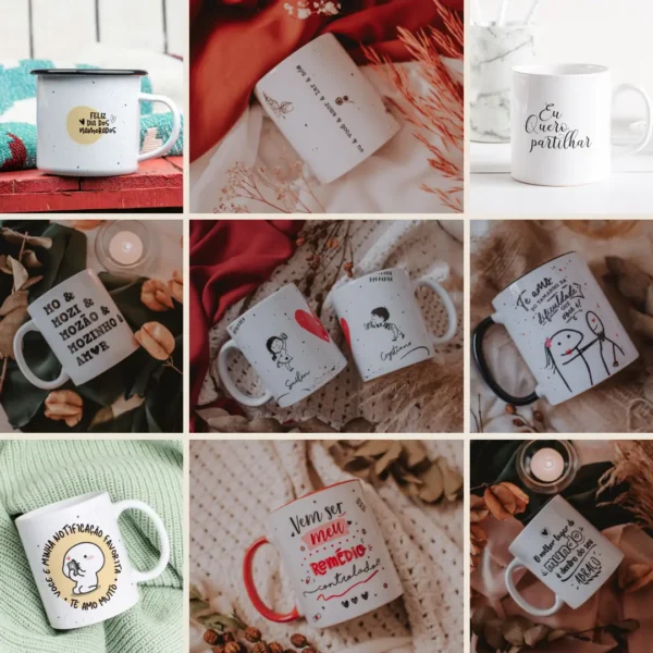 52 Designs Românticos para Caneca - Dia dos Namorados