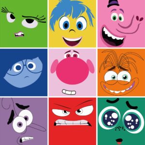 9 Vetores Divertidamente Para Sublimacao Rostos Emocoes 4