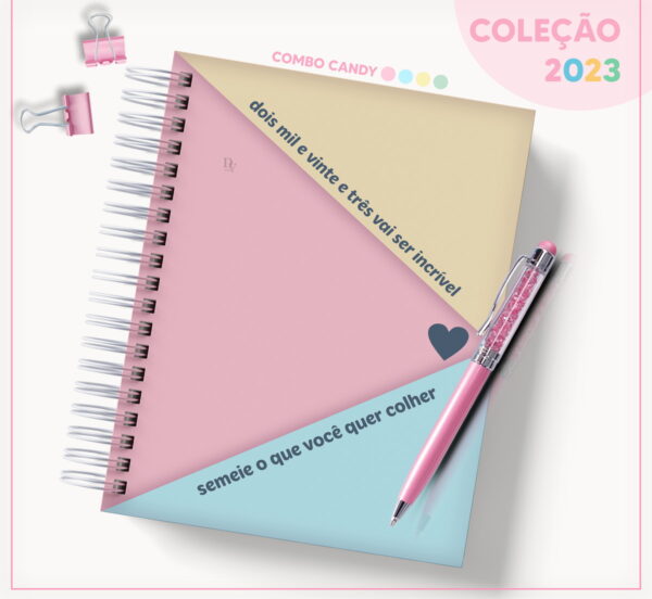 Agenda Candy Semeie - Datada 2023 - Arquivo Digital