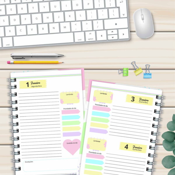 Agenda Coloridas 2024 - Arquivo Digital