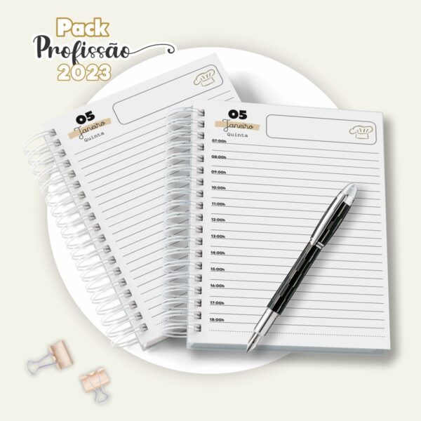 Agenda Confeiteiro Masculina - Arquivo Digital