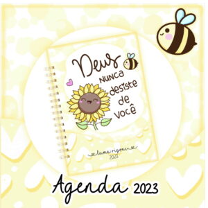 Agenda Datada 2023 Girassol Amarelo - Arquivo Digital