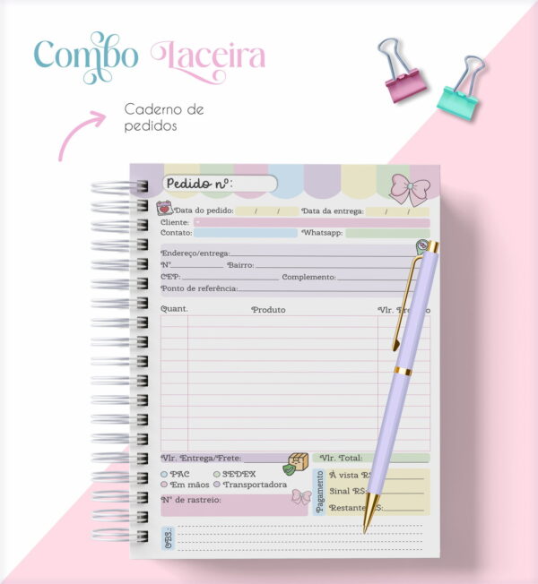 Agenda e Pedidos Laceira - Arquivo Digital