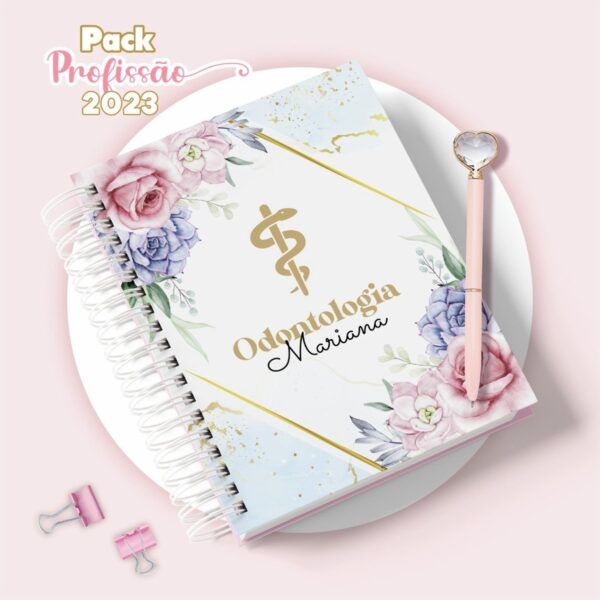 Agenda Odontologia Feminina Profissoes Arquivo Digital 3