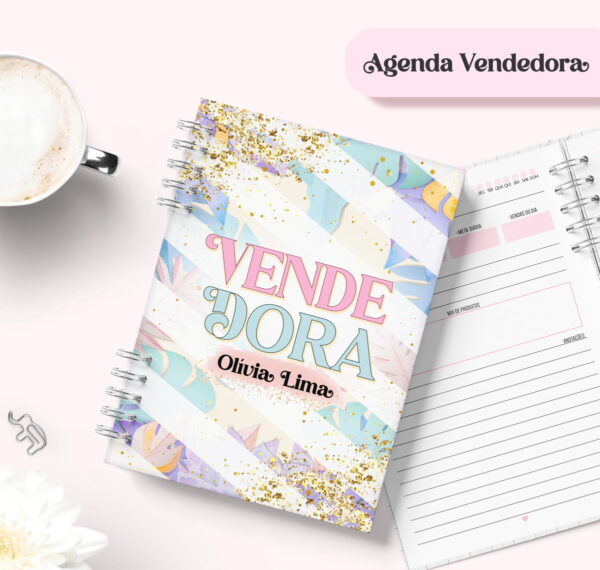 Agenda Permanente Datada Vendedora - Arquivo Digital