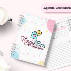 Agenda Permanente Datada Vendedora - Arquivo Digital