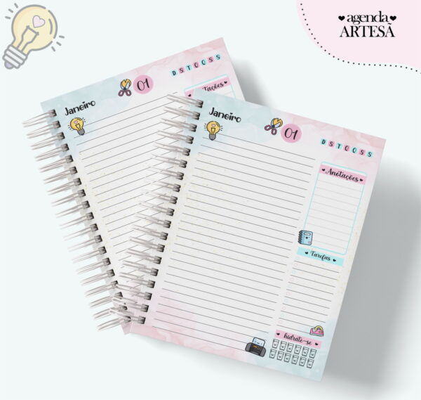 Agenda Profissão Artesã Feminino - Arquivo Digital