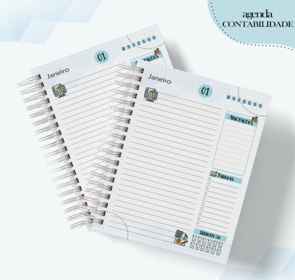 Agenda Profissão Contabilidade Masculino - Arquivo Digital