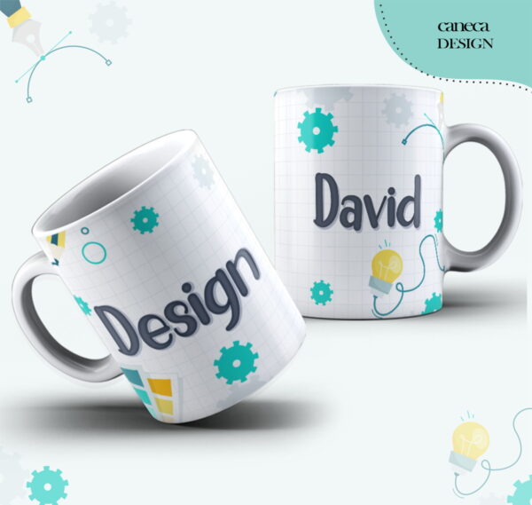 Agenda Profissão Design Masculino - Arquivo Digital