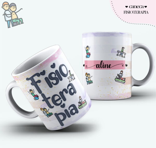 Agenda Profissão Fisioterapia Feminino - Arquivo Digital