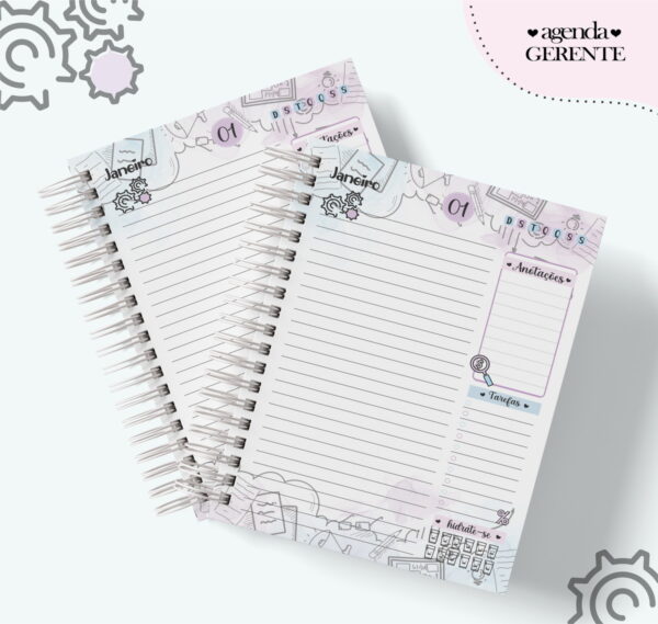 Agenda Profissão Gerente Feminino - Arquivo Digital