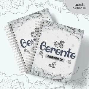 Agenda Profissão Gerente Masculino - Arquivo Digital