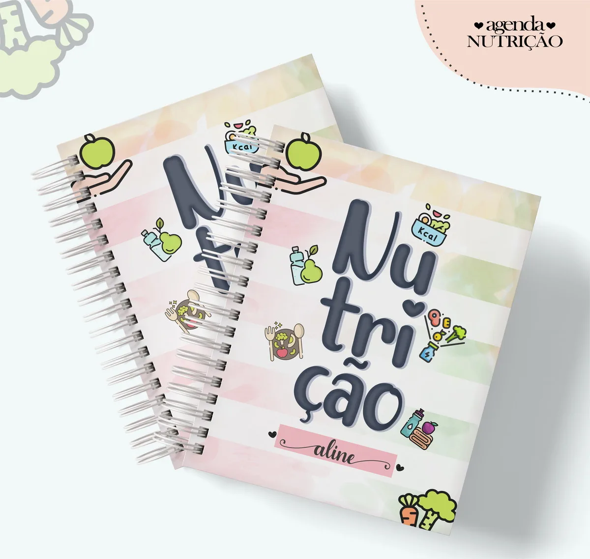 Agenda Profissão Nutrição Feminino - Arquivo Digital