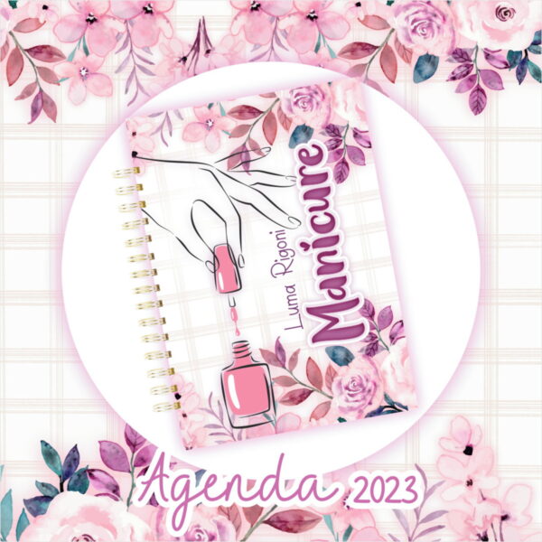 Agendamento Manicure Datada 2023 - Arquivo Digital