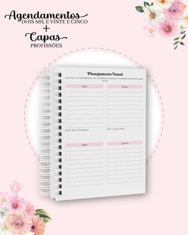 Agendamentos e Capas Profissões 2025 - Arquivo Digital