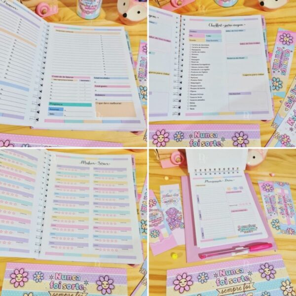 Agendas Candy Lettering 2023 - Arquivo Digital