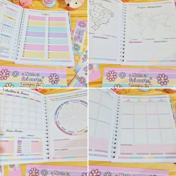 Agendas Candy Lettering 2023 - Arquivo Digital
