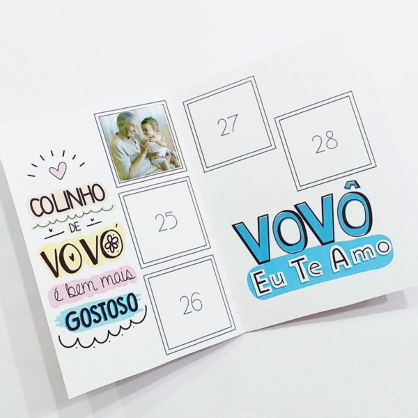 Álbum de Figurinhas Dia dos Avós - Arquivo Digital