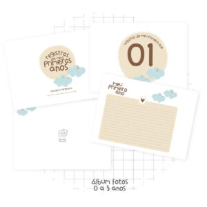 album digital menino 0 a 5 anos com 80 paginas