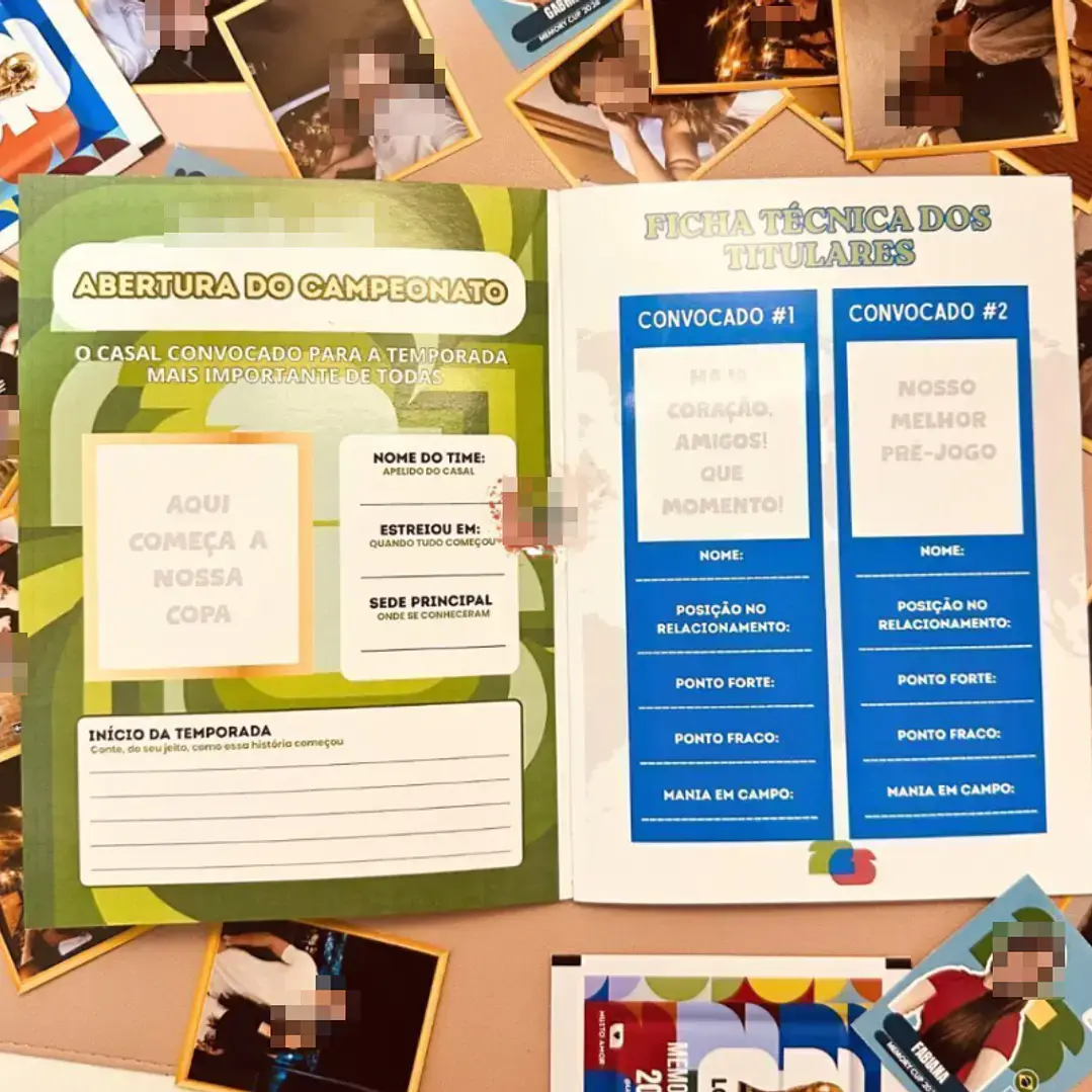 Album Personalizado Dia dos Namorados Copa do Mundo Arquivo 3 Album Personalizado Dia dos Namorados Copa do Mundo Arquivo