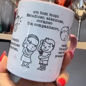 Arquivo Corel Draw: Caneca Seu Coração é Aeroporto