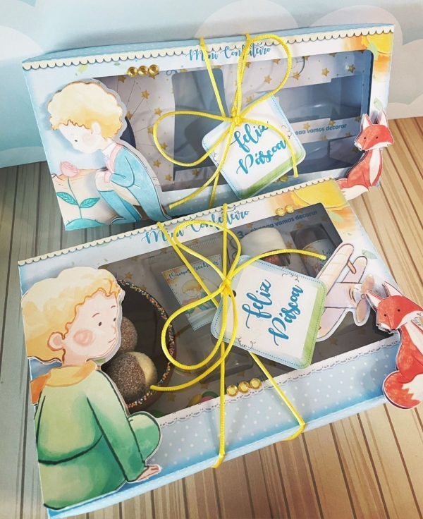 Arquivo Corte Caixa Páscoa Pequeno Príncipe Mini Confeiteiro