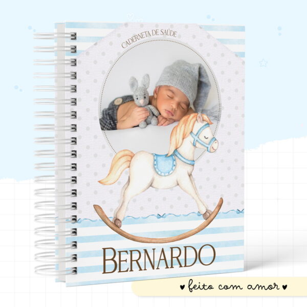 Arquivo de Corte Caderneta Vacinação Cavalinho de Balanço