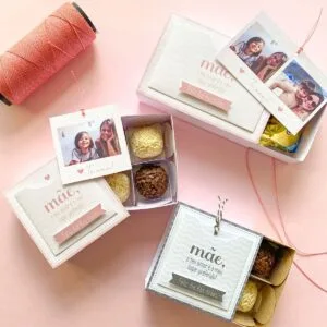 Arquivo de Corte Caixa de Doces com Foto Dia das Mães