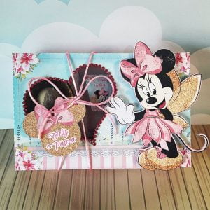 Arquivo De Corte Caixa Páscoa Minnie Rosa Mini Confeiteiro