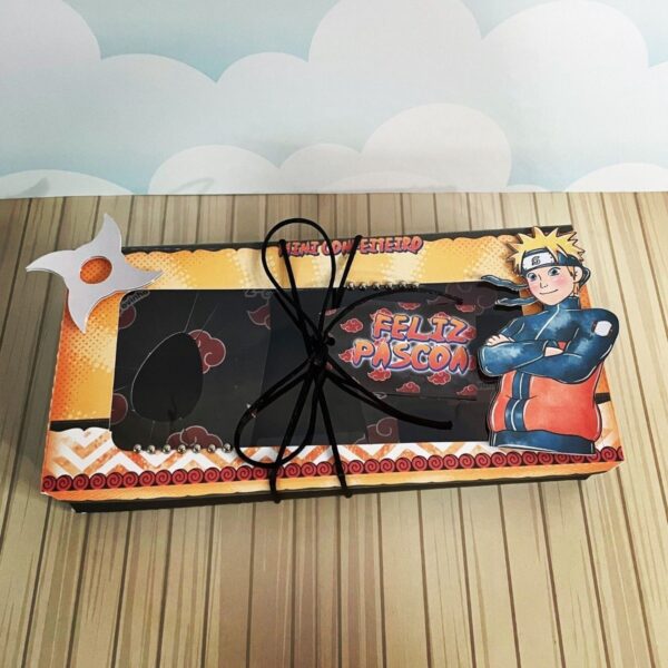 Arquivo De Corte Caixa Páscoa Naruto Mini Confeiteiro