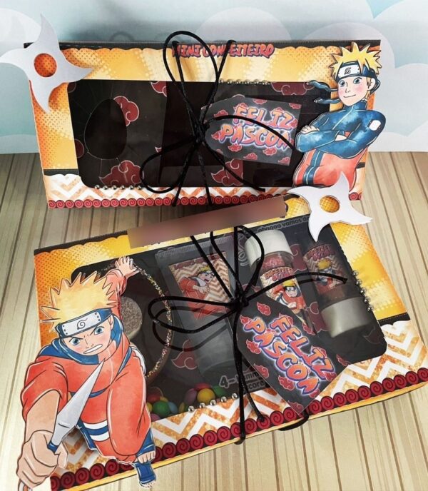 Arquivo De Corte Caixa Páscoa Naruto Mini Confeiteiro