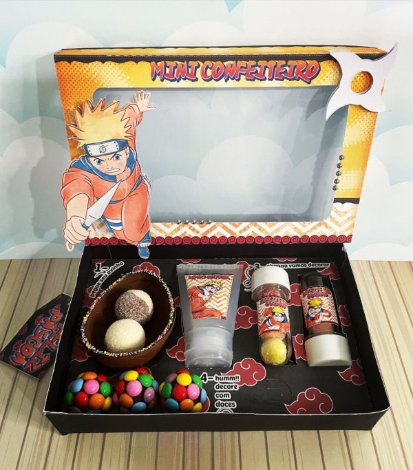 Arquivo De Corte Caixa Páscoa Naruto Mini Confeiteiro