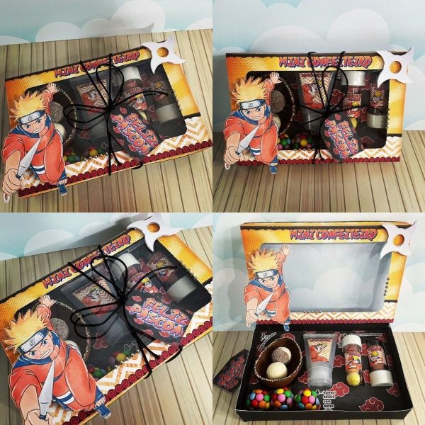 Arquivo De Corte Caixa Páscoa Naruto Mini Confeiteiro