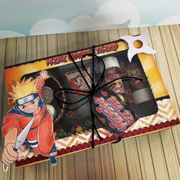 Arquivo De Corte Caixa Páscoa Naruto Mini Confeiteiro