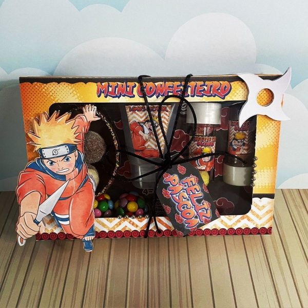 Arquivo De Corte Caixa Páscoa Naruto Mini Confeiteiro