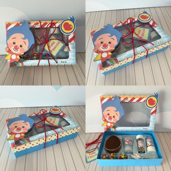 Arquivo De Corte Caixa Páscoa Plim Plim Mini Confeiteiro