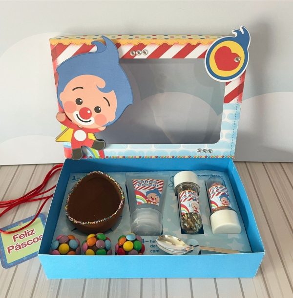 Arquivo De Corte Caixa Páscoa Plim Plim Mini Confeiteiro