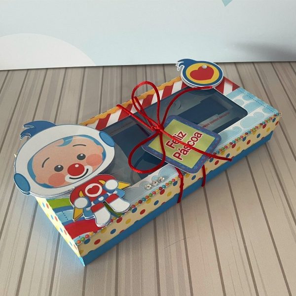 Arquivo De Corte Caixa Páscoa Plim Plim Mini Confeiteiro