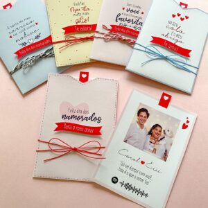 Arquivo de Corte Cartão Com Foto e Spotify Namorados Em Pdf