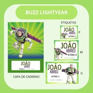 Arquivo de Corte Etiqueta Escolar Buzz Lightyear 14 Arquivo de Corte Etiqueta Escolar Buzz Lightyear