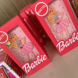 arquivo de corte festa barbie luxo com 4 caixas