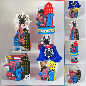 arquivo de corte festa homem aranha luxo em studio e pdf