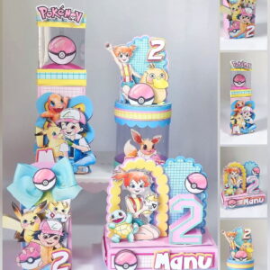 arquivo de corte festa pokemon menina em studio e pdf