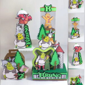 arquivo de corte festa shrek em studio e pdf