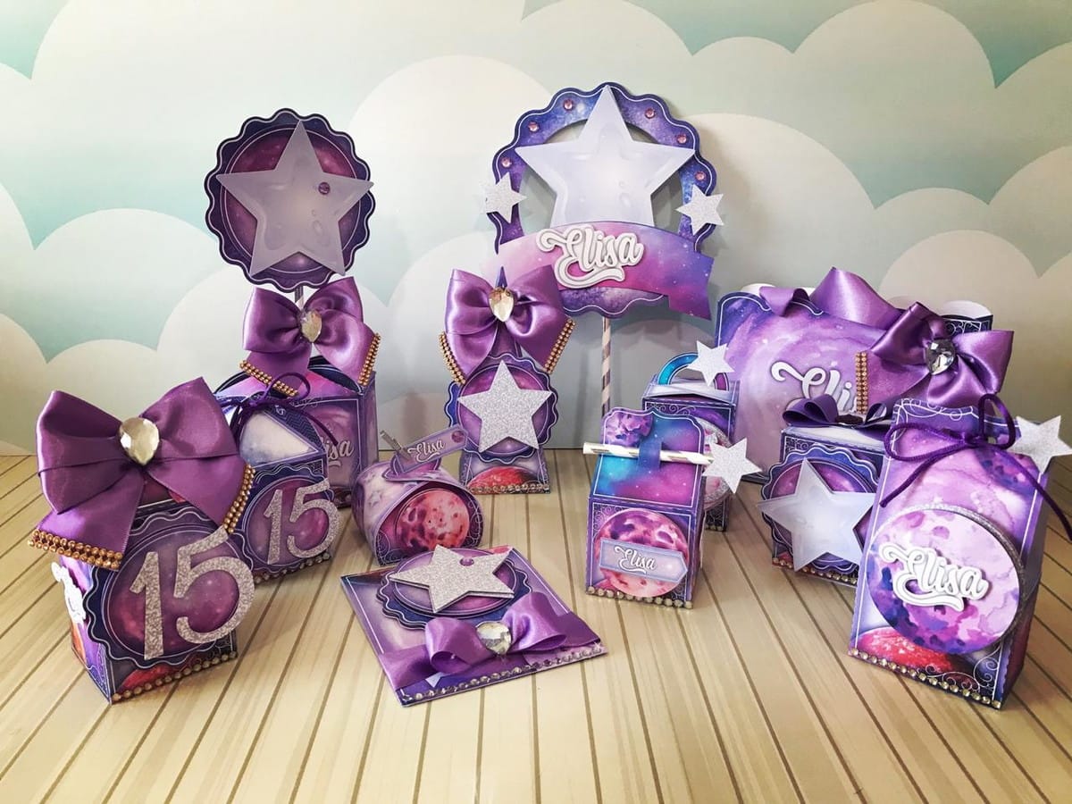 Arquivo de Corte Galáxia para Festa de 15 Anos em Studio 1 Arquivo de Corte Galáxia para Festa de 15 Anos em Studio